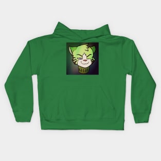 Winking Emerald by ANeedyRodent Kids Hoodie